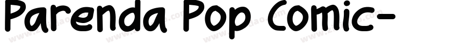 Parenda Pop Comic字体转换